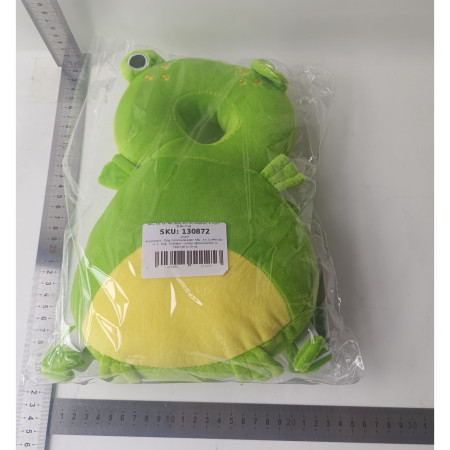 Perna tip Rucsac pentru Protectia Capului,  Tetiera tip Broscuta, pentru Bebelusi, 33x6x19 cm, 180 g, Verde