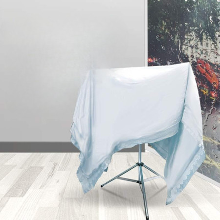 Uscator de Rufe,  Pliabil, Telescopic, 4 Brate, din Otel Inoxidabil, Rezistent la Vreme Rea, Gri