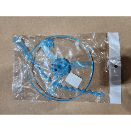 Jucarie Disc Zburator, Cyrax, cu Lumini, Manual, din ABS, +14 Ani, Albastru