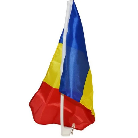 Set 1000 Steaguri Tricolor Auto,  45 cm x 30 cm, Stegulet, Drapel