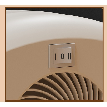 Aeroterma cu Incalzire Ceramica PTC,  din ABS, Oprire Automata, Protectie Supraincalzire, 700/1200W, 220V, 21 x 16 x 11 cm, Gri