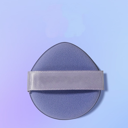 Burete de Machiaj Triunghi Cyrax, Reutilizabili, Utilizare Umeda sau Uscata, 5.5 x 5.5 x 0.9 cm, Powder Puff, Mov