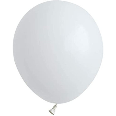 Set 12 Baloane, Cyrax, din Latex Standard, 30 cm, Alb
