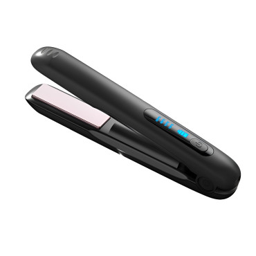 Placa de Par fara Fir, Cyrax, Adaptor Tip C, 4 Trepte de Temperatura, Tensiune 5V, Capacitate Baterie 5000 mAh, Indreptat, Ondulat, 23.5x3.3x4.5 cm, Negru