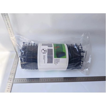 Plasa Protectoare pentru Gradina,  Plasa Contra Animalelor de Companie, Plasa cu Tepi Anti Animale, 200 x 30 cm, Negru