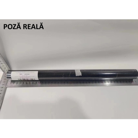 Tapet Autocolant pentru Bucatarie,  Rola cu Efect de Marmura, Folie Autoadeziva, 40cmx100cm, Negru