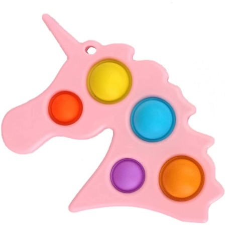Jucarie Antistres Cyrax - Fidget Toy, Simple Dimple, Unicorn, Roz