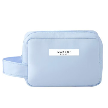 Portfard, Cyrax, cu Maner, Material Impermeabil, pentru Cosmetice, 16 x 11 x 7 cm, Albastru