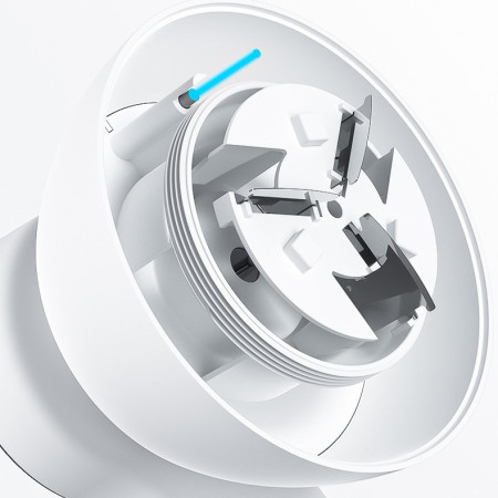 Aparat Pentru Curatat Scame, Par Si Praf,  Pentru Diferite Tipuri De Material, Cu Lame Din Otel Inoxidabil, Incarcare Prin USB Type-C, Cu Perie De Curatare si Cablu USB Incluse, Alb, 20 x 8.8 x 8.5 cm