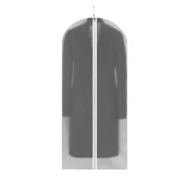 Set 5 Husa de Depozitare cu Fermoar,  pentru Haine, de Protectie, pentru Voiaj, Netesut, Rezistent la Praf, 60x140 cm, Transparent-Alb