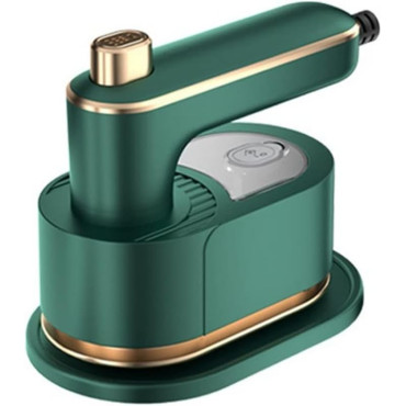 Mini Fier de Calcat,  Pliabil si Portabil, Calcare Verticala/Orizonala, cu Abur, 50 ml, 40W, 10.5 x 12 cm, Verde