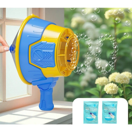 Suflator de Baloane, Cyrax, din Plastic, Functie de Suflare si de Facut Baloane, 4-6 Ani, 30.4 x 14.2 x 22.2 cm, Albastru