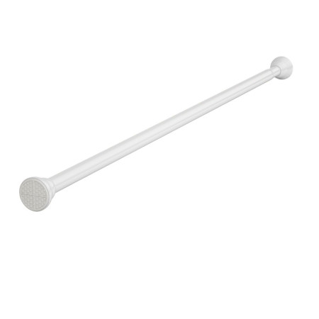 Bara Telescopica Multifunctionala,  din Otel Inoxidabil, Utilizare Universala, Retractabila 107 - 195 cm, Fara Perforare Perete, Alb