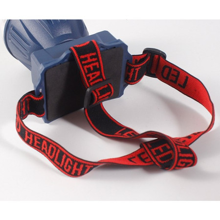 Lanterna LED de Montat pe Cap,  cu Raza Lunga de Zoom, Reincarcabila USB, Far Telescopic, Rezistent la Apa, Reglabil, pentru Pescuit in Aer Liber, Camping, Lumina Puternica, Lanterna, 8.6x7.5x6.5cm, Albastru