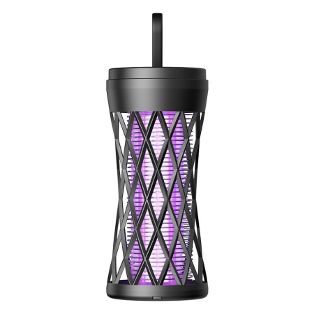 Lampa Anti-Insecte,  Lumina UV, Electrica, Incarcare USB, 5V, 1A, Silentioasa, 12 x 6 m, Negru