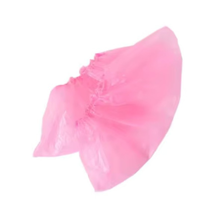 Set 100 Huse de Pantofi Impermeabile de Unica Folosinta,  Universale, Roz, pentru Zile Ploioase