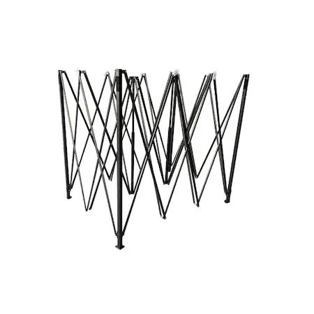 Cort pliabil pentru Evenimente, cadru metalic pentru curte si gradina, 2x2 m, Alb, Flippy