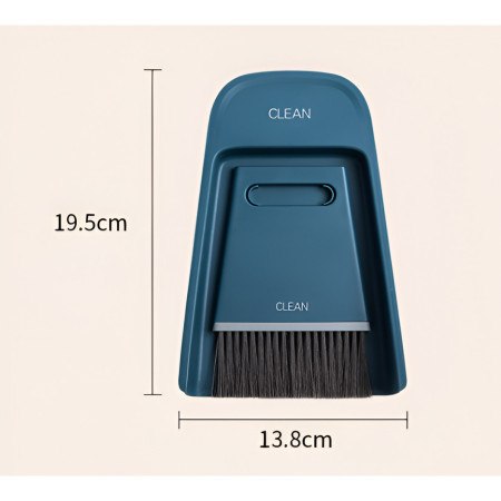 Set Mini Matura si Faras,  Uz Casnic, Doua Perii, pentru Birou, Bucatarie, Casa, 19.5x13.8x3.6 cm, Albastru