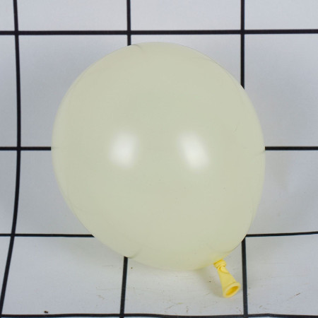 Set 12 Baloane, Cyrax, din Latex Macaroon, 30 cm, Galben