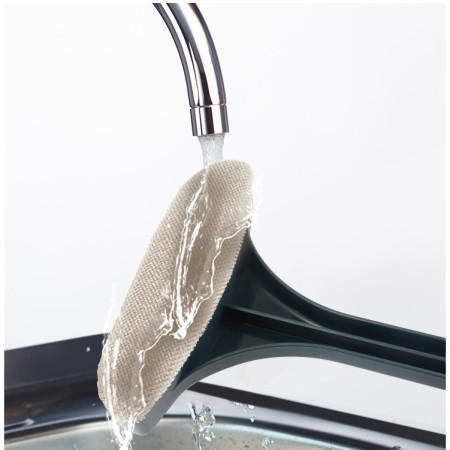 Perie de Spalat si Curatat Geamuri,  pentru Plase si Suprafete Diverse, 46x16x5 cm, Verde-Galben