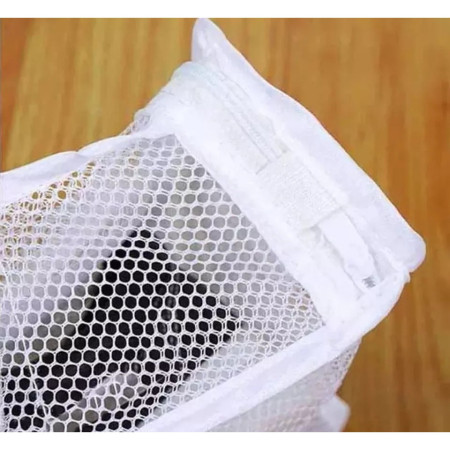 Sac pentru Spalare Incaltaminte,  pentru Masina de Spalat, 28x24.5x8 cm, Alb