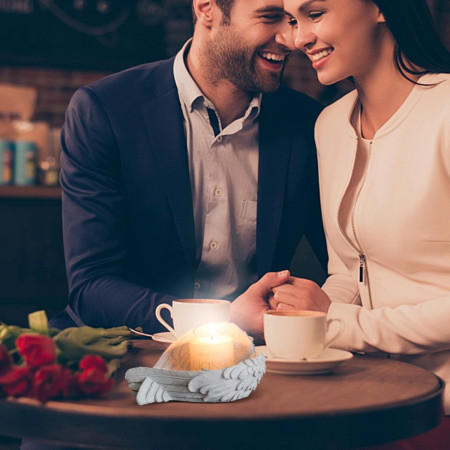 Lumanare Decorativa,  din Parafina, Cilindrica, Fara Fum si Fara Parfum, 5 x 10 cm, 190 g, Ardere 24h, Ivory Alb