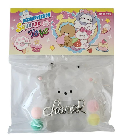 Jucarie Antistres Squishy, Cyrax, cu Revenire Lenta, Squeeze Pinch, Family Model Animalute, Ambalaj Transparent