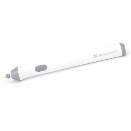 Radiera Electrica,  pentru Schite si Arta, Grosime Varf 3 mm/5 mm, Baterii 2 x AA (neincluse), din ABS, Alb