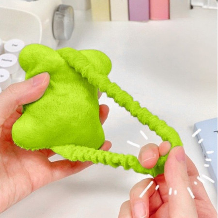 Suport de Mana,  Pernuta pentru Incheietura cu Banda Elastica, pentru Mouse, Moale, 7.5 x 7 cm, Verde