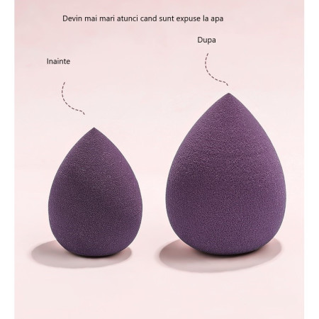 Set Buretei Machiaj, Cyrax, Premium, 6 bucati, mov