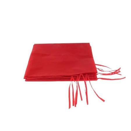 Perete Lateral Cort Evenimente 18 m,  material textil oxfort 700D Rosu