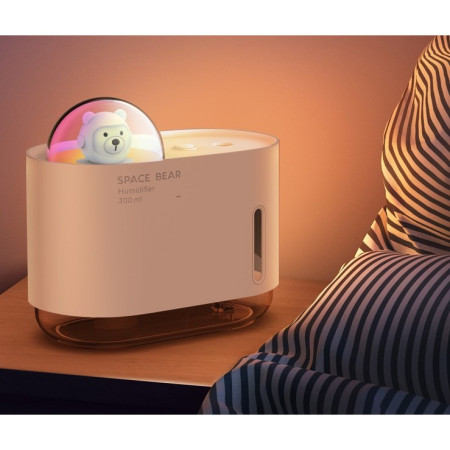 Umidificator Urs Spatial,  300 ml, roz