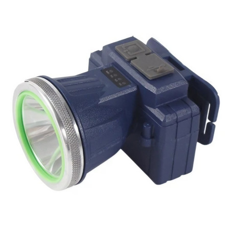 Lanterna LED de Montat pe Cap,  cu Raza Lunga de Zoom, Reincarcabila USB, Far Telescopic, Rezistent la Apa, Reglabil, pentru Pescuit in Aer Liber, Camping, Lumina Puternica, Lanterna, 7.5x5.8x5.5 cm, Albastru