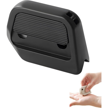 Cutter Portabil, Cyrax, din ABS, Magnetic, Lama Ceramica, Autoretractabila, Universal, Negru