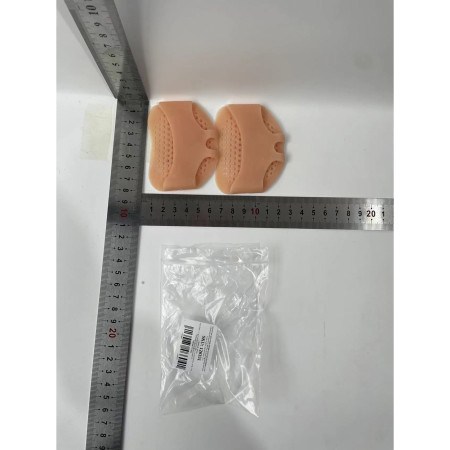 Set 2 Branturi cu Gel,  pentru Metatarsiene, Pernute din Silicon Gel, Universale, Separator Corectie Pozitie Degete Picior, Crem