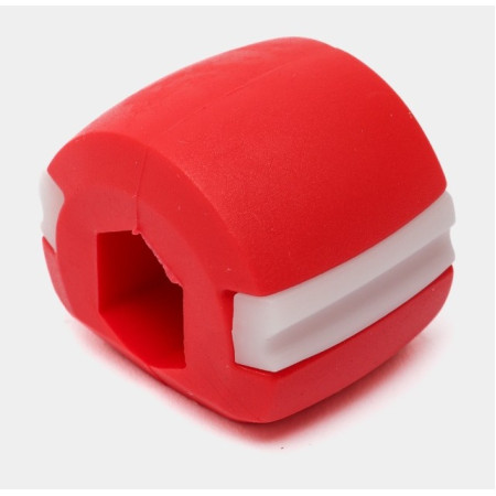 Dispozitiv de Tonifiere Faciala,  din Silicon, Corectare Mandibula/Maxilar, Rosu