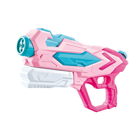 Pistol cu Apa pentru Copii, Cyrax, Rezervor 900ml, Raza de Actiune 8m, 6ani+, 4 Duze, Roz