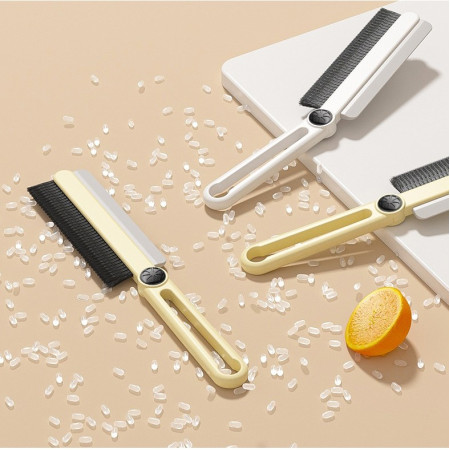 Perie Multifunctionala si Stergator,  Pentru Spatii Greu Accesibile, 24.7 x 4.5 cm, Alb