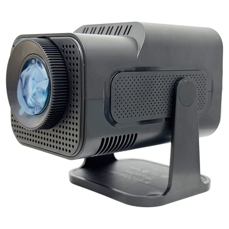 Video Proiector Portabil HY320 MINI,  Inteligent pentru Jocuri, Ultra HD 1920 x 1080, Wireless, Compatibil cu Android/iOS, AC, 17 x 10 x 9 cm, Negru