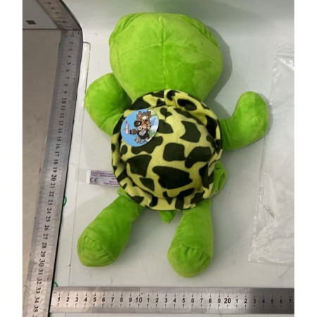 Papusa de Mana pentru Teatru de Papusi, Cyrax, din Plus, 25 x 10 x 8 cm, Model Broasca, Verde