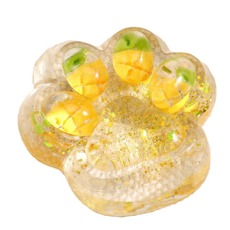 Jucarie Antistres Squishy, Cyrax, Labuta de Pisica Squeeze Toys, cu Revenire Lenta, 7.5 cm, Model 270525, Multicolor