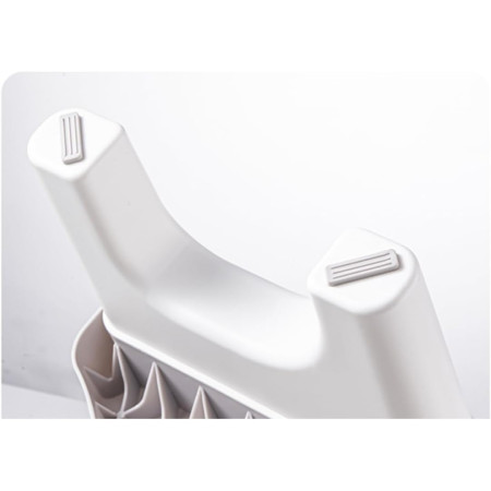 Scaunel WC, Cyrax, Tratament Impotriva Hemoroizilor si Constipatiei, Scaun Inaltator WC Copii, Suport Picioare WC, Taburet Inaltator Pozitia Corecta Ghemuit Pe WC, Plastic Rezistent, 17x22x38 cm, Gri