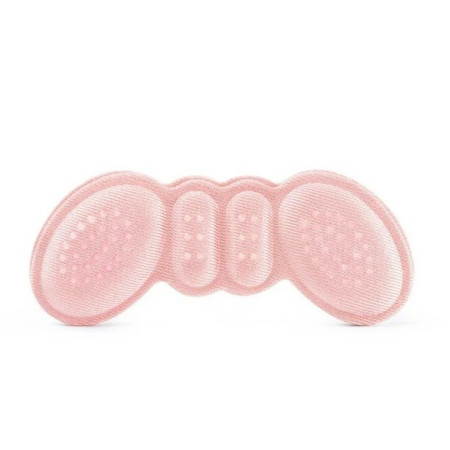 Set 2 Branturi cu Pernute pentru Calcai,  Suport Interior pentru Incaltaminte, Marime Universala, Aderent pe Piele, Roz