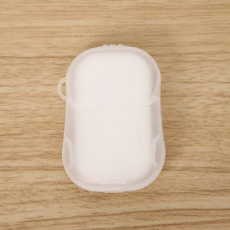 Mini Cutie de Sapun din Hartie,  de Unica Folosinta, Portabila, Potrivit pentru Calatorii, 20 buc, Alb
