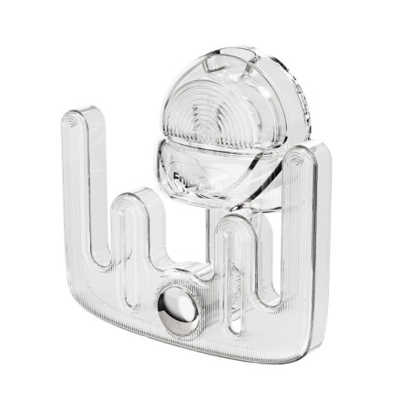 Suport pentru Incaltamintea de Casa,  fara Perforare, Montare pe Perete, Prindere Adeziva, 11.6x11x4.8cm, Transparent