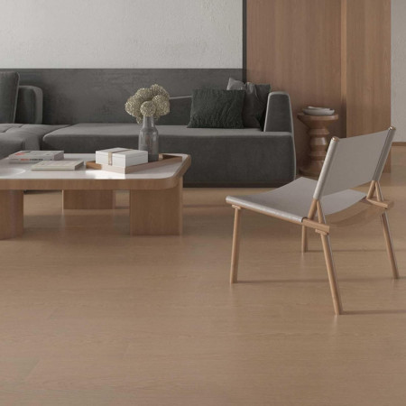 Set 36 Placi Autoadezive pentru Pardoseala,  din PVC, Impermeabil, Ignifug, Usor de Curatat, Dimensiune Placa 91.44 x 15.24 cm, Grosime 1.5 mm, Acoperire 5 m2, Model 9, Bej