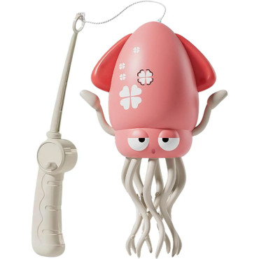 Caracatita Dansatoare, Cyrax, +3 Ani, 3 Moduri, din ABS, Incarcare USB, cu Undita Inclusa, 12.6 x 7.6 x 20.7 cm, Roz