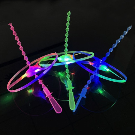 Jucarie Disc Zburator, Cyrax, cu Lumini, Manual, din ABS, +14 Ani, Galben