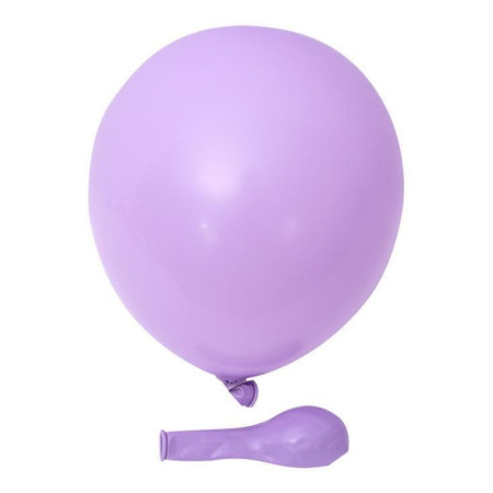 Set 12 Baloane, Cyrax, din Latex Macaroon, 30 cm, Mov
