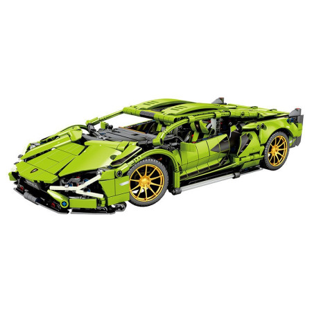 Joc de Construit, Cyrax, Model Lamborghini, 1280 Piese, +6 Ani, Verde